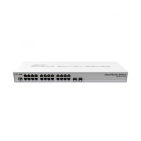SWITCH MIKROTIK CloudRouter CRS326-24G-2 S+RM with 800MHz CPU,512MB RAM, 24xGigabit LAN,2xSFP, RouterOS L5