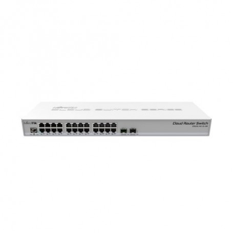 SWITCH MIKROTIK CloudRouter CRS326-24G-2 S+RM with 800MHz CPU,512MB RAM, 24xGigabit LAN,2xSFP, RouterOS L5