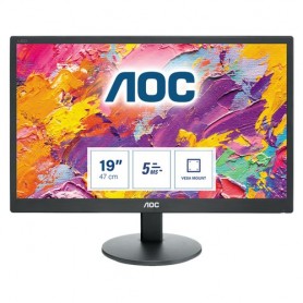 MONITOR AOC LED 18.5" Wide E970Swn 0,3 1 366x768 5ms 200cd/mq 700:1(20.000.000:1) VGA Black