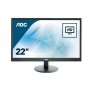 MONITOR AOC LED 21.5" Wide E2270SWDN 0,2 48 1920x1080 5ms 200cd/mq 600:1(20.000.000:1) VESA VGA DVI Black