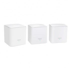 ROUTER TENDA NOVA MW5s 3PACK WIRELESS DU AL BAND AC1200 SISTEMA HOME MESH WiFi COMPLETO copertura fino a 350mq MU-MIMO