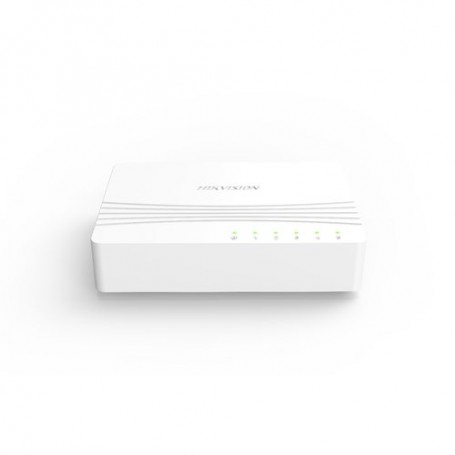 SWITCH HIKVISION 8 porte 10/100M/1000M UNMANAGED banda 16 Gbps, controllo flusso IEEE802.3,802.3u,802.3x,802.3ab- CASE