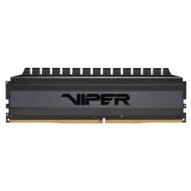 KIT DDR4 PATRIOT "VIPER 4 BLACKOUT" 8GB (2x4GB) 3200Mhz CL16 - DUAL CHANNEL PVB48G320C6K