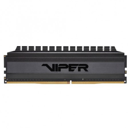 KIT DDR4 PATRIOT "VIPER 4 BLACKOUT" 8GB (2x4GB) 3200Mhz CL16 - DUAL CHANNEL PVB48G320C6K