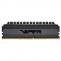 KIT DDR4 PATRIOT "VIPER 4 BLACKOUT" 8GB (2x4GB) 3200Mhz CL16 - DUAL CHANNEL PVB48G320C6K