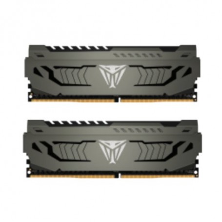 KIT DDR4 PATRIOT "VIPER 4 STEEL" 32GB (2 X16GB) 3200Mhz - CL 16 ALUMINIUM HEAT SHIELD - PVS432G320C6K