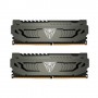 KIT DDR4 PATRIOT "VIPER 4 STEEL" 32GB (2 X16GB) 3200Mhz - CL 16 ALUMINIUM HEAT SHIELD - PVS432G320C6K