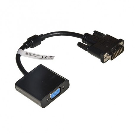 ADATTATORE LINK ATTIVO VIDEO DVI-D 24+1p in MASCHIO / VGA 15 POLI FEMMINA