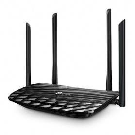 ROUTER TP-LINK Archer C6 WIRELESS DUAL B AND AC1200 867Mbps a 5GHz+300Mbps a 2.4GHZ 5P GIGABIT,4 ANTENNE, MU-MIMO,   IPTV
