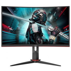 MONITOR AOC LED 27"Wide CURVED CQ27G2U/B K VA 2560x1440 1ms 250cd/mq 1.000:1 2x2W MM Reg.H 2HDMI DP 144Hz FreeSync GAMING