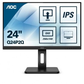 MONITOR AOC LED 23.8" Wide Q24P2Q IPS 25 60x1440 4ms 250cd/mq 50.000.000:1 2x2W MM Reg. in H PIVOT VGA HDMI DP USB