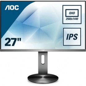 MONITOR AOC LED 27" Wide Q2790PQE IPS 25 60x1440 5ms 350cd/mq 100.000.000:1 2x2W MM PIVOT REG.H VGA HDMI DP USB