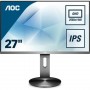MONITOR AOC LED 27" Wide Q2790PQE IPS 25 60x1440 5ms 350cd/mq 100.000.000:1 2x2W MM PIVOT REG.H VGA HDMI DP USB