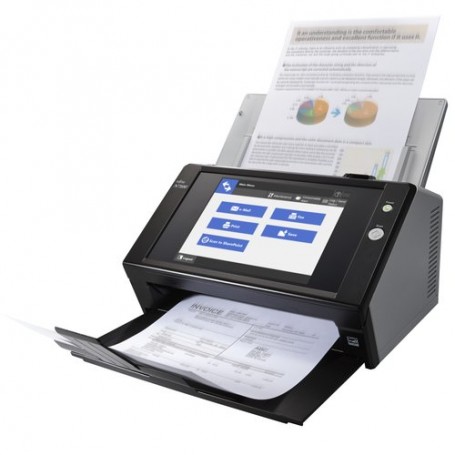 SCANNER FUJITSU N7100E A4 Scanner di Ret e con LED Ethernet Gigabit Touchscreen ADF Duplex da 25 ppm/50 ipm - PA03706-B30