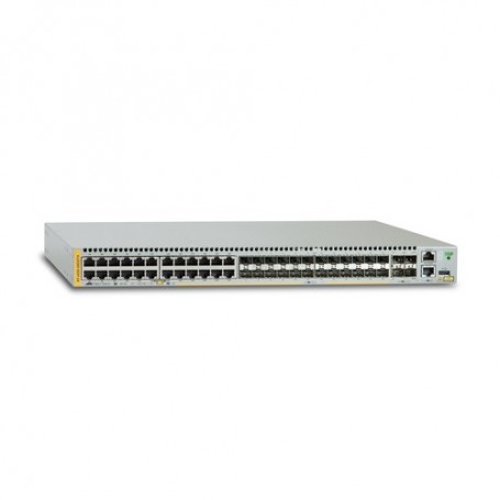 SWITCH ALLIED TELESIS 10/100/1000BASE-T 24P (Combo) SFP slot x 24 (Combo) - SFP/SFP+ slots x 4. Console port x1 (RJ45) -