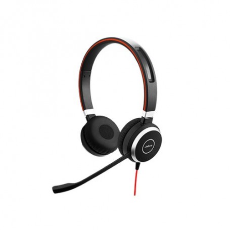 Cuffia professionale Jabra EVOLVE 40 MS Duo USB+Jack, Cancellazione di rumore,USB,tasto "Mute", Busylight, Certificata M
