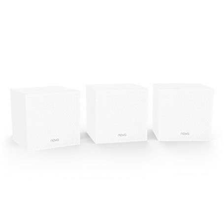ROUTER TENDA NOVA MW12(3-pack) WIRELESS AC2100 TRIBAND 3P GIGABIT RJ45  4 ANT.INT. COPERTURA FINO A 500 m2
